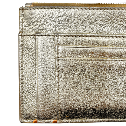 Tarjetero Miu Miu Dorado