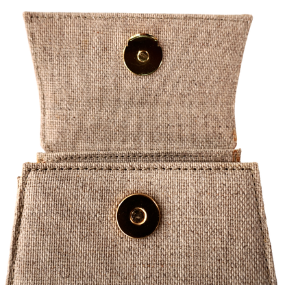 Bolsa Jacquemus Le Chiquito Canvas Beige