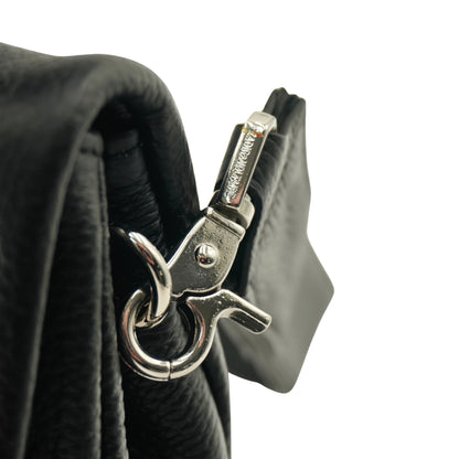 Zadig & Voltaire Bolsa Rock Clutch Grained Leather Black