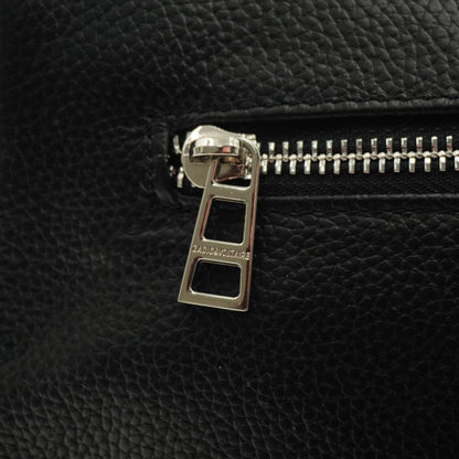 Zadig & Voltaire Bolsa Rock Clutch Grained Leather Black