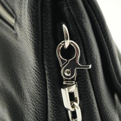 Zadig & Voltaire Bolsa Rock Clutch Grained Leather Black