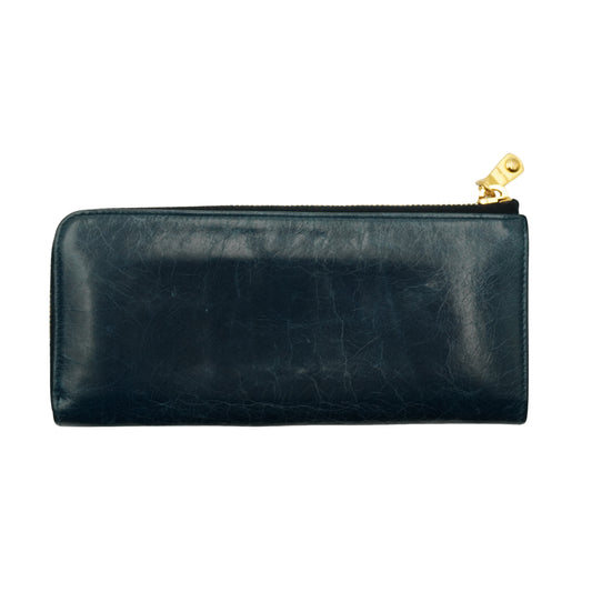 Cartera Miu Miu Vitello Shine Zip Around