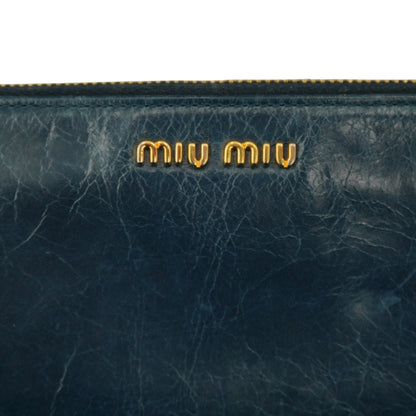 Cartera Miu Miu Vitello Shine Zip Around