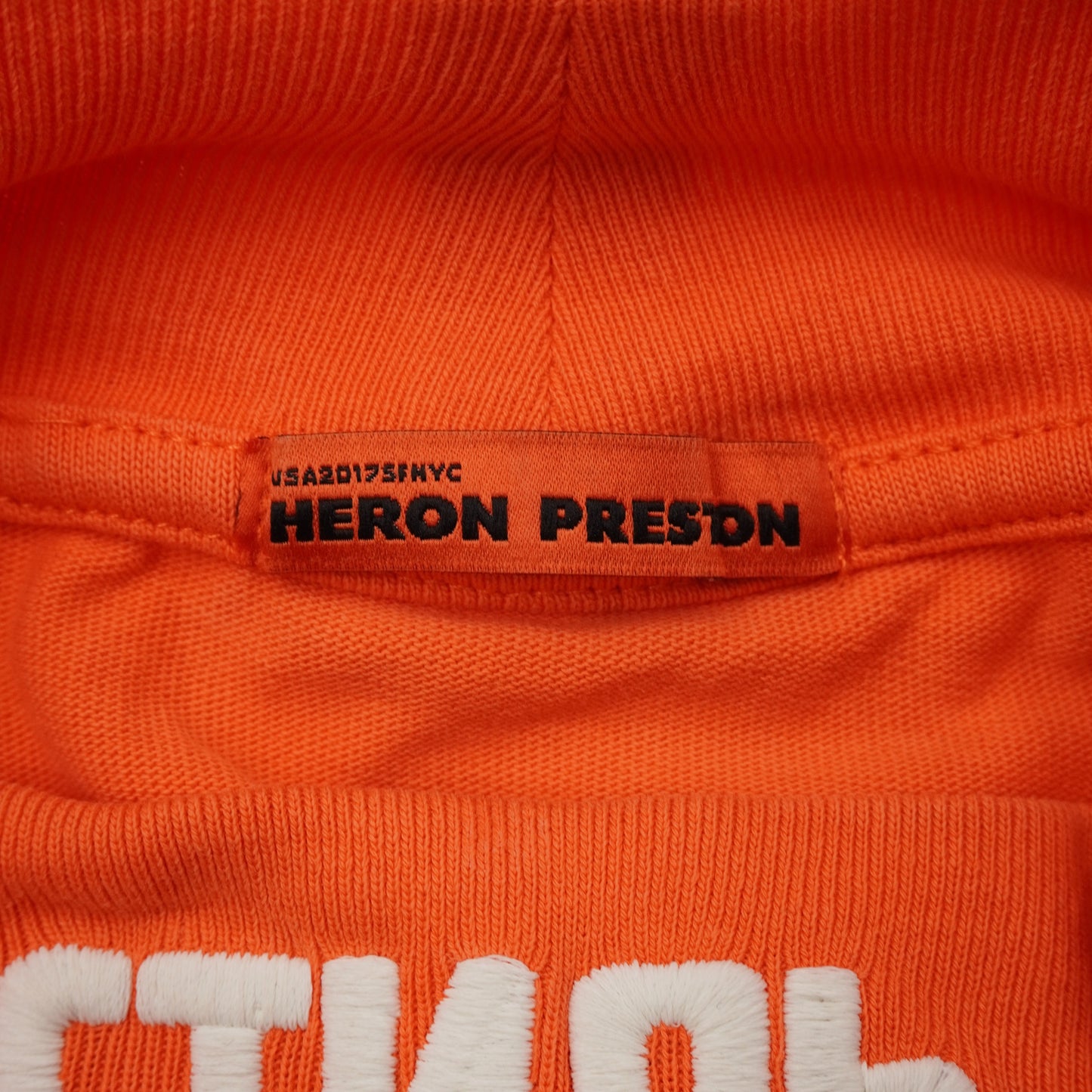 Playera Heron Preston Long Sleeve Naranja