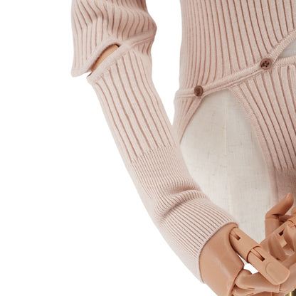 Blusa Jacquemus Irregular Cut-out Ribbed Knit