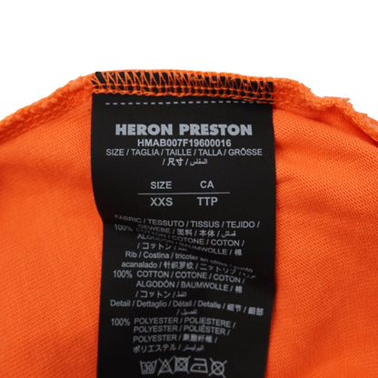 Playera Heron Preston Long Sleeve Naranja