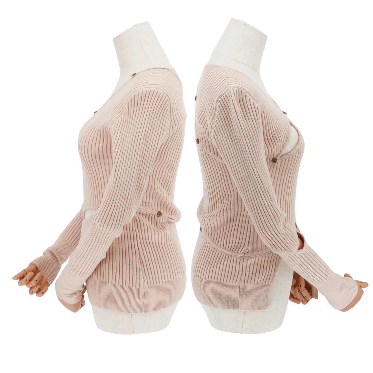 Blusa Jacquemus Irregular Cut-out Ribbed Knit