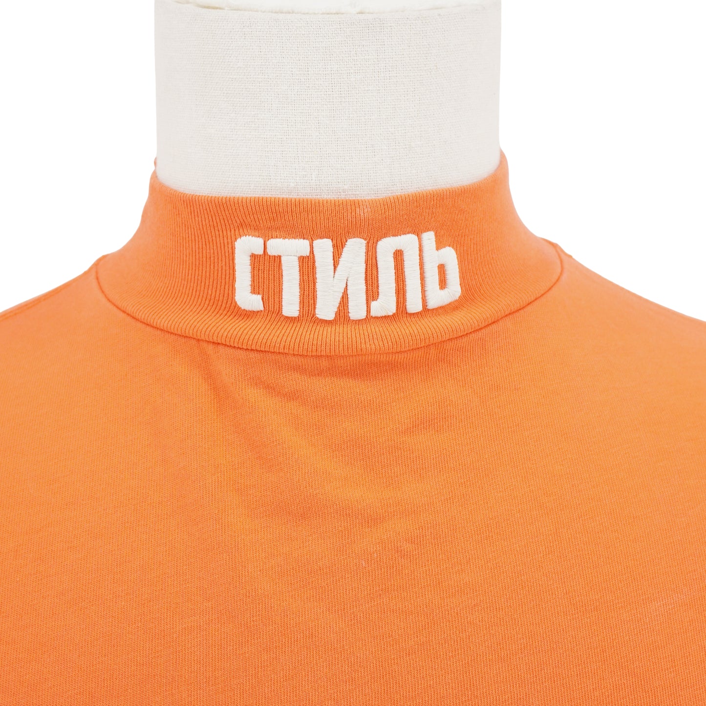 Playera Heron Preston Long Sleeve Naranja