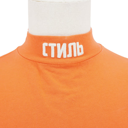 Playera Heron Preston Long Sleeve Naranja