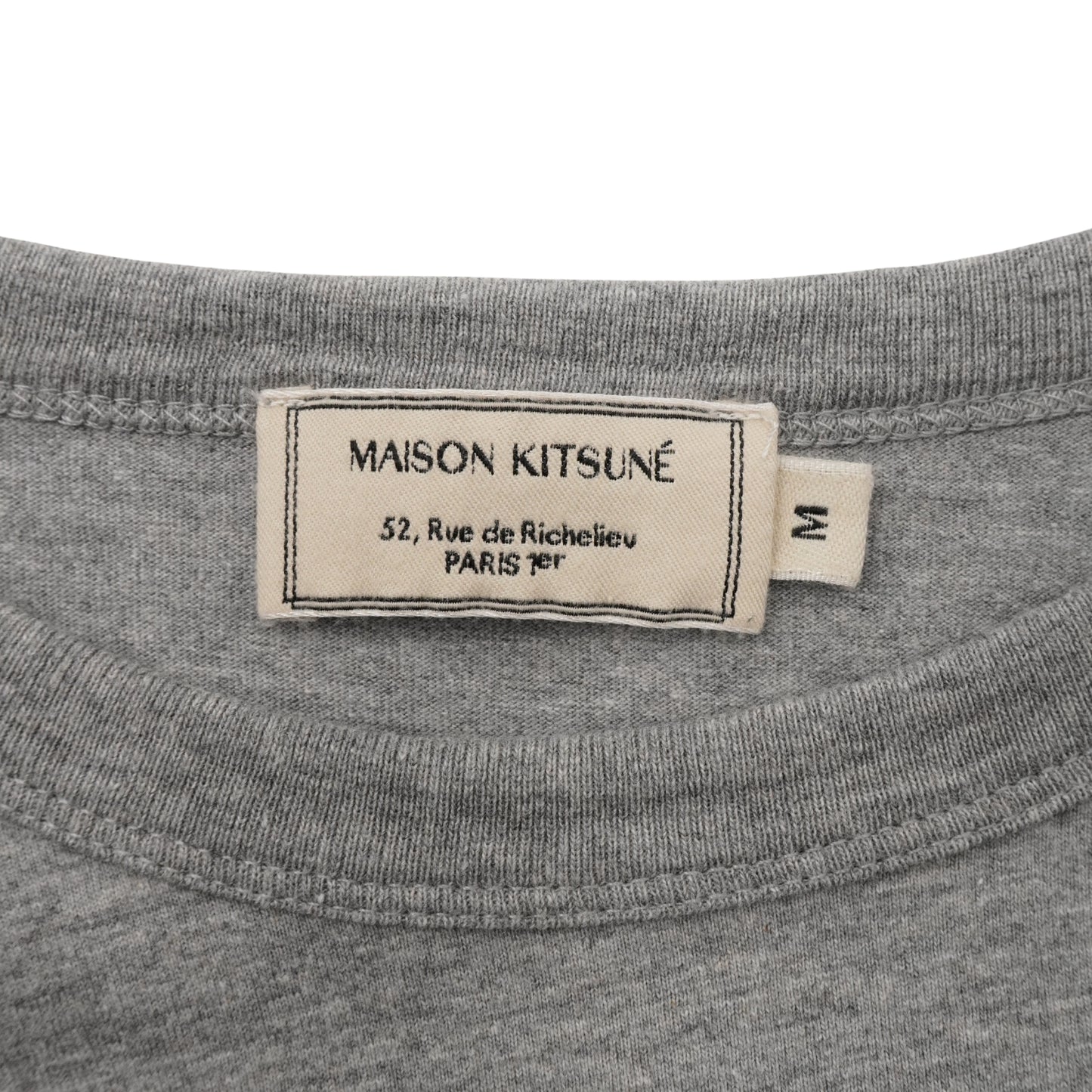 Playera Maison Kitsuné Fox Head Patch