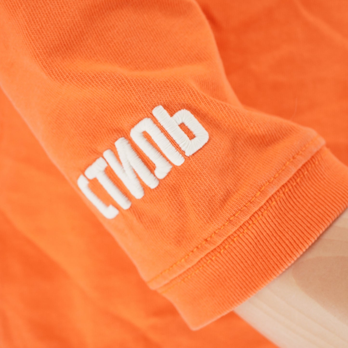 Playera Heron Preston Long Sleeve Naranja