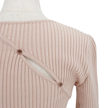 Blusa Jacquemus Irregular Cut-out Ribbed Knit