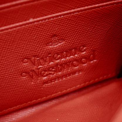 Cartera Vivienne Westwood Larga Naranja