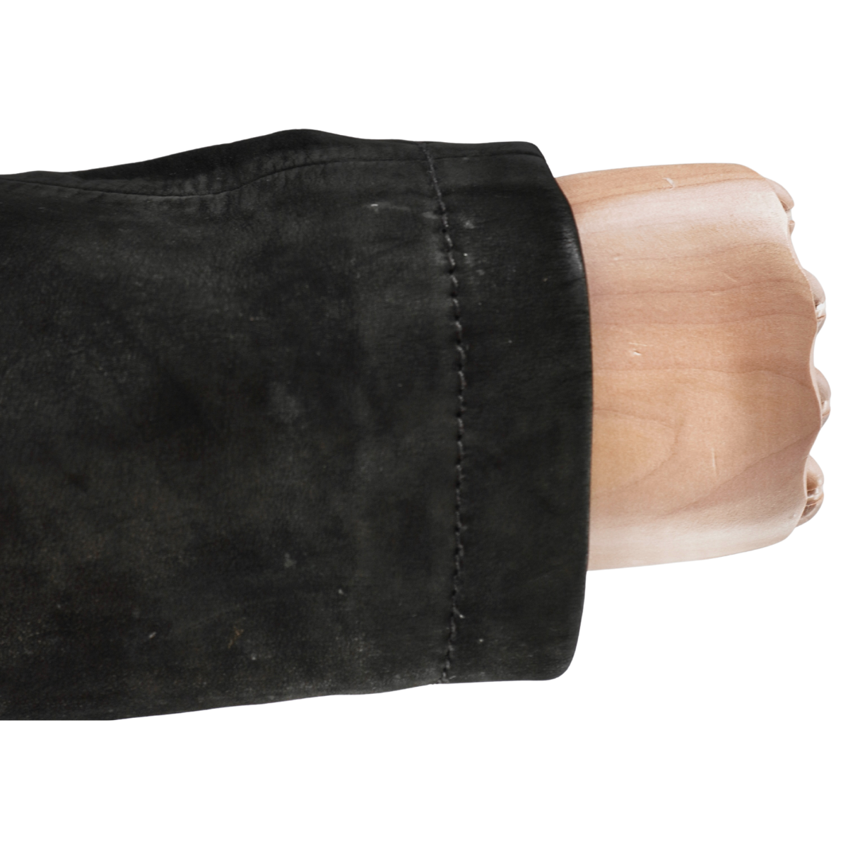 Chamarra Rick Owens Stooges Diagonal Zip Suede