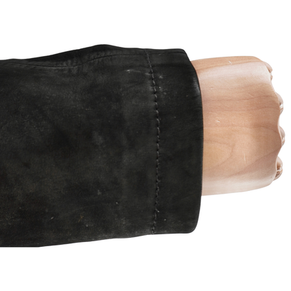 Chamarra Rick Owens Stooges Diagonal Zip Suede