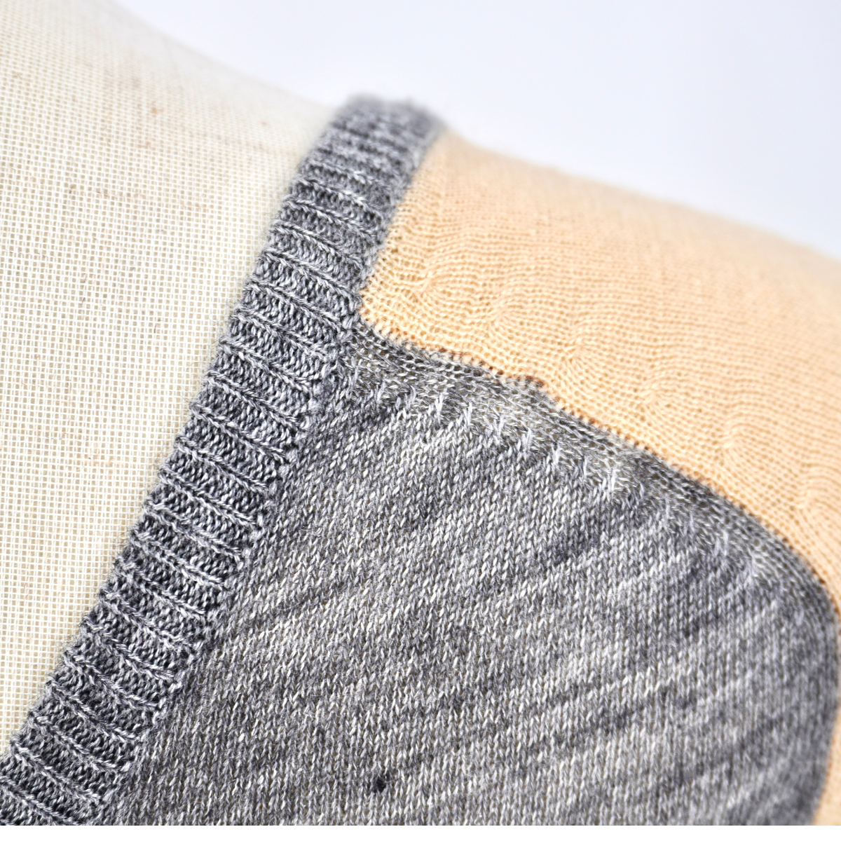 Vestido Dries Van Noten Knitted Patchwork