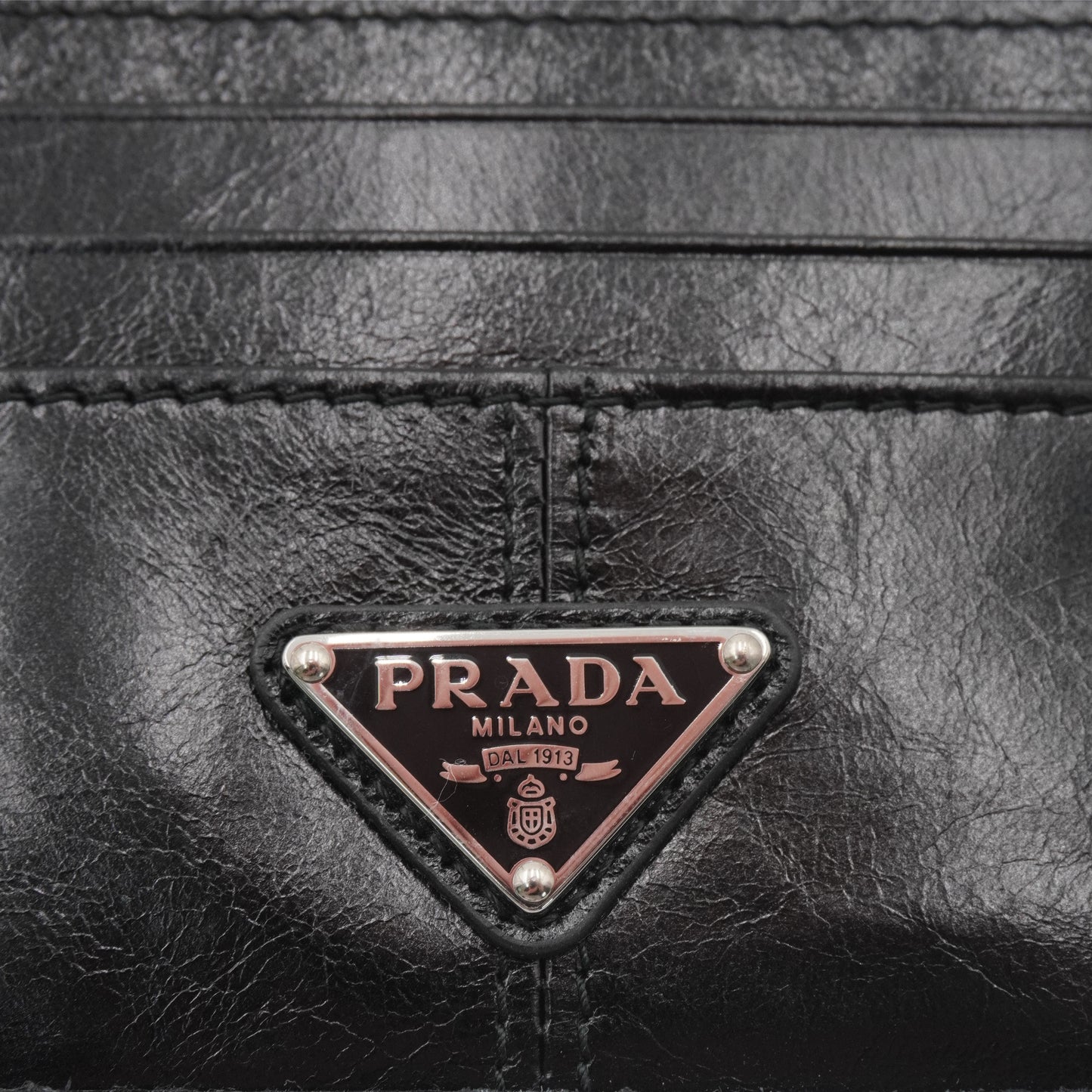 Tarjetero Prada Negro