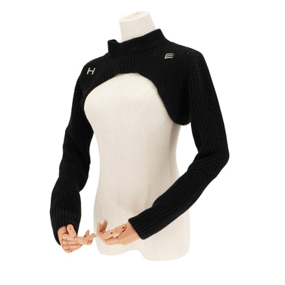 Suéter Heliot Emil Open Waist Cropped Knit Black