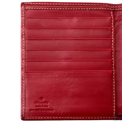 Cartera Gucci GG Supreme Web Roja