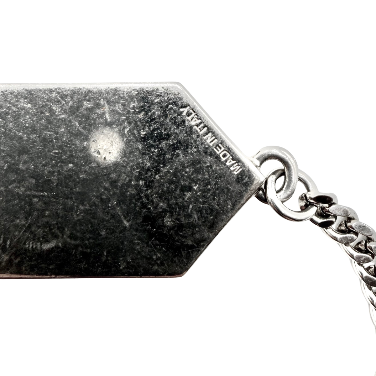 Pulsera Off-White Logo Plateado