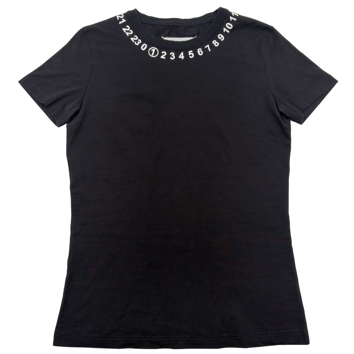 Playera MM6 Maison Margiela Numbers Negro