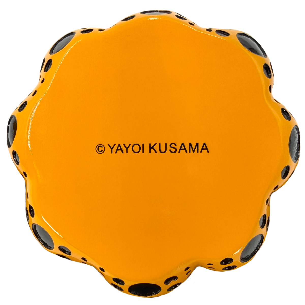 Escultura decorativa Yayoi Kusama Calabaza Amarillo