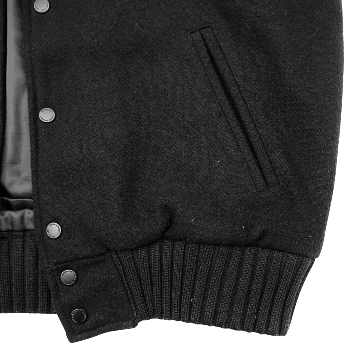Chamarra Off-White Negro 2013