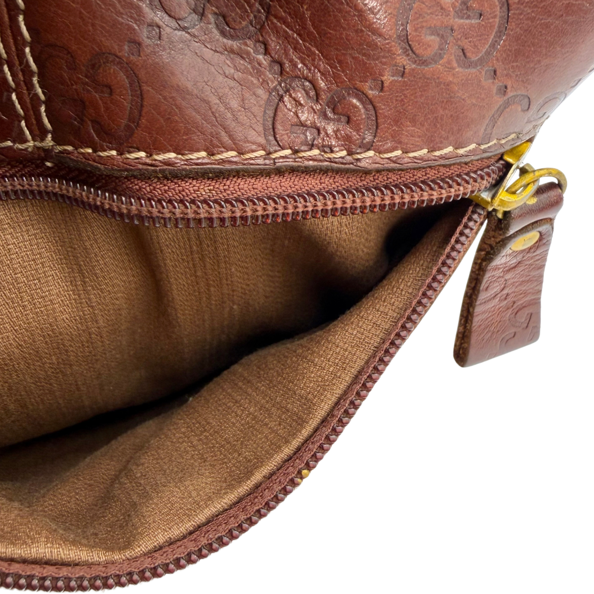 Bolsa de Mano Gucci Monogram Café