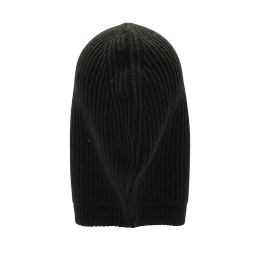 Gorro Rick Owens Balaclava Black Knit