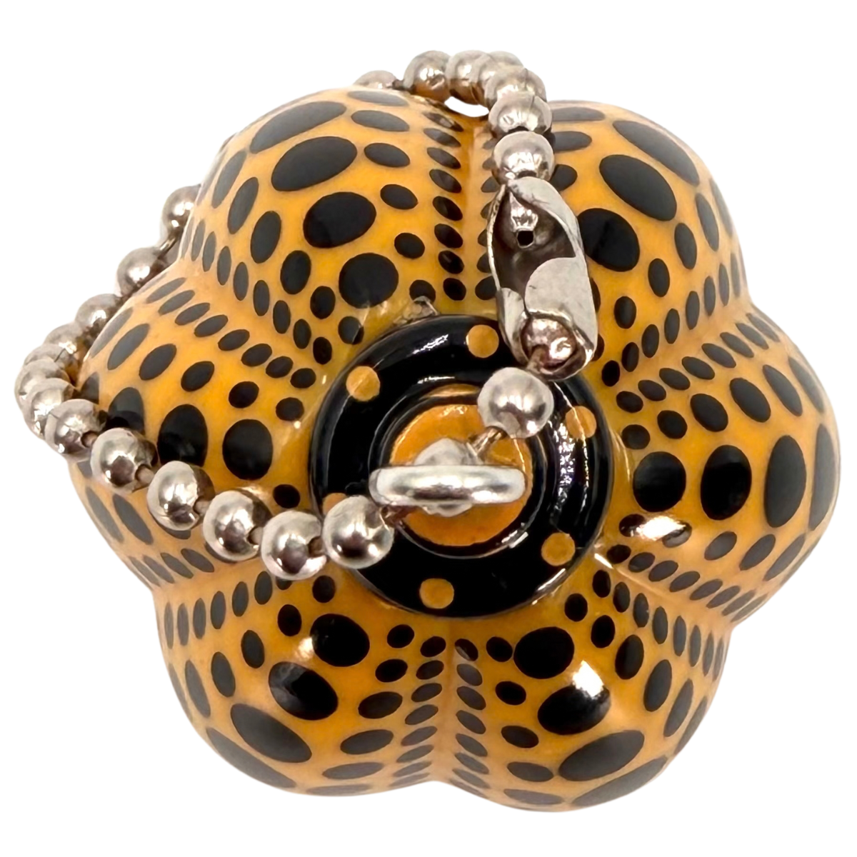 Llavero Yayoi Kusama Pumpkin Amarillo