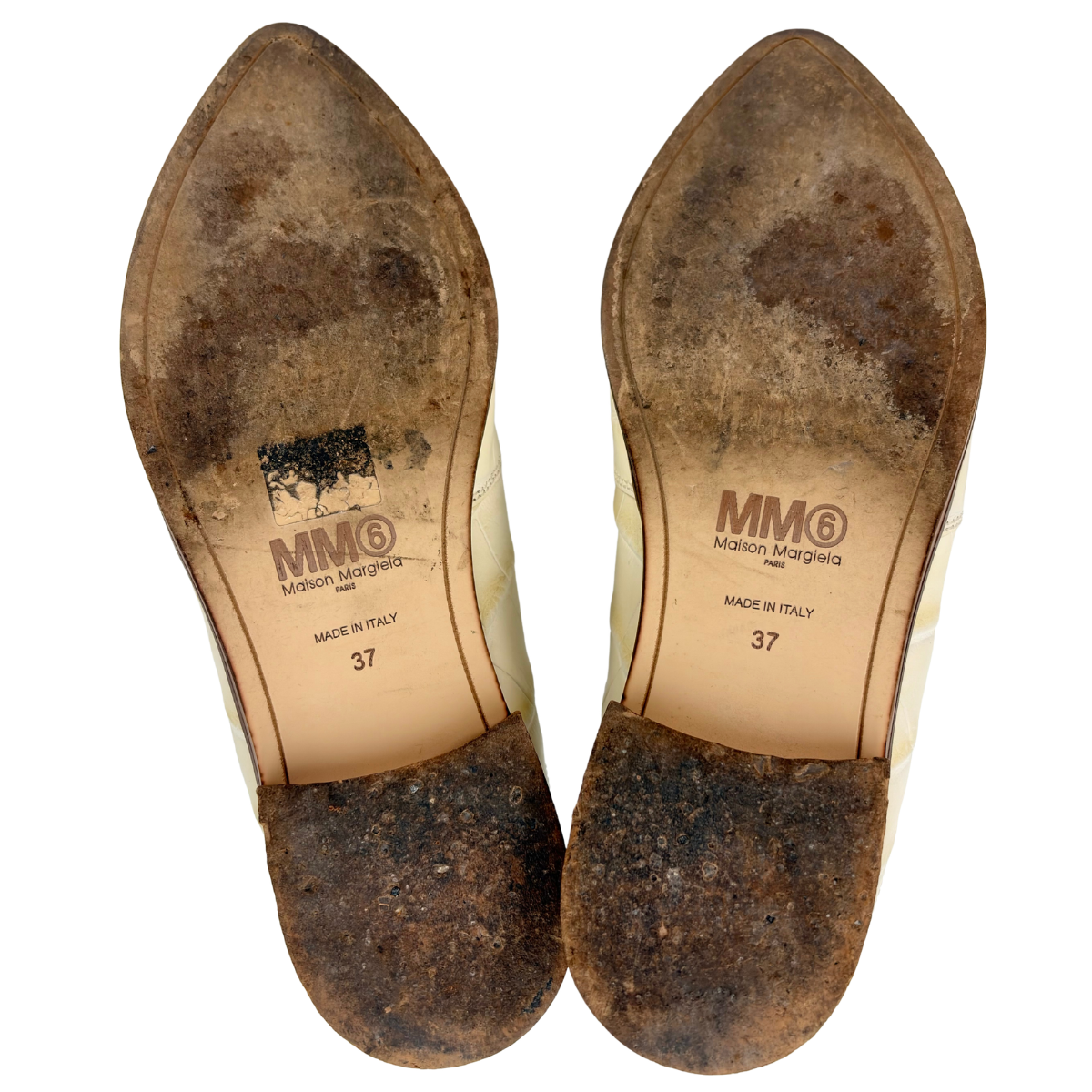 Botines MM6 Maison Margiela Leather Croc Metallic