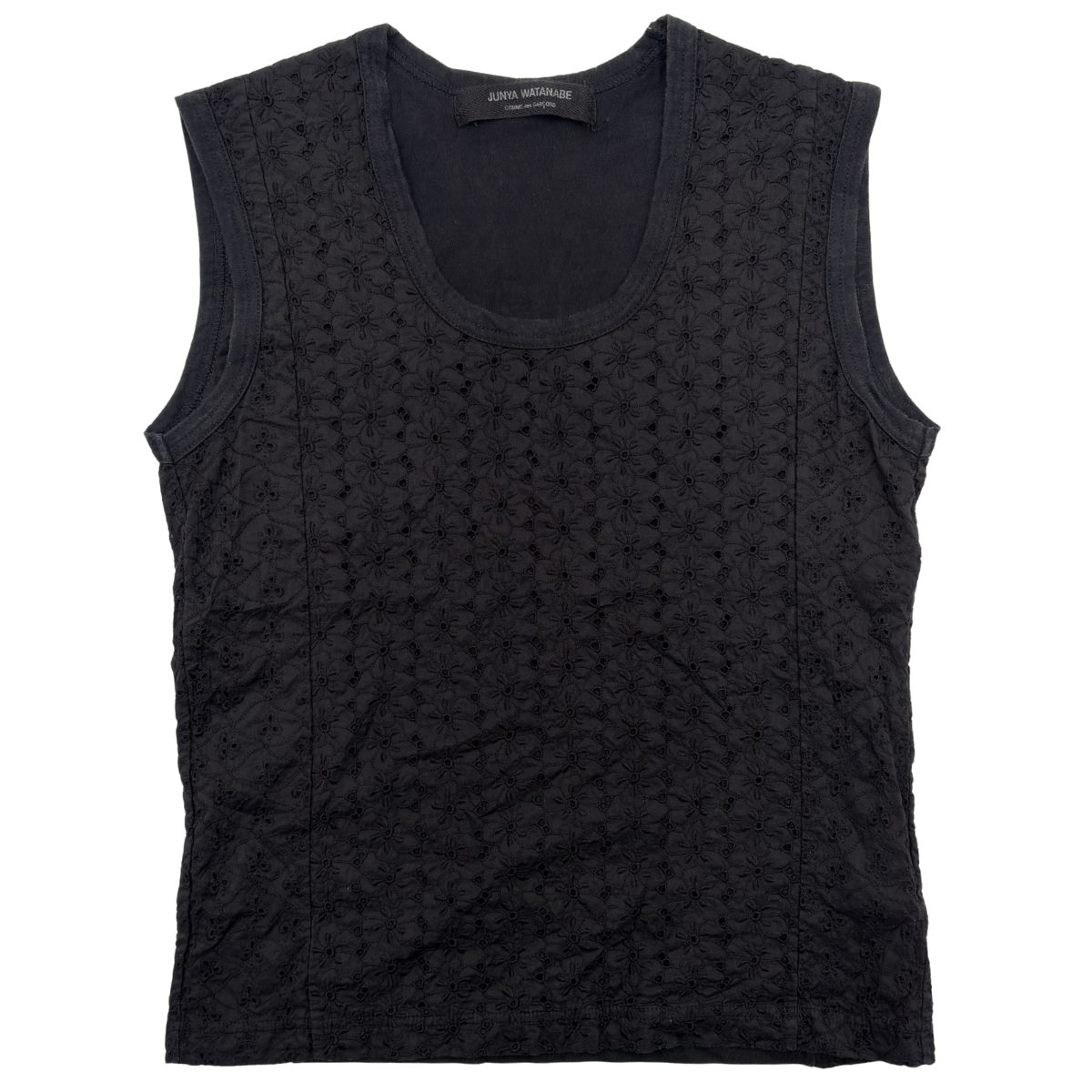 Blusa Junya Watanabe Crochet Negro