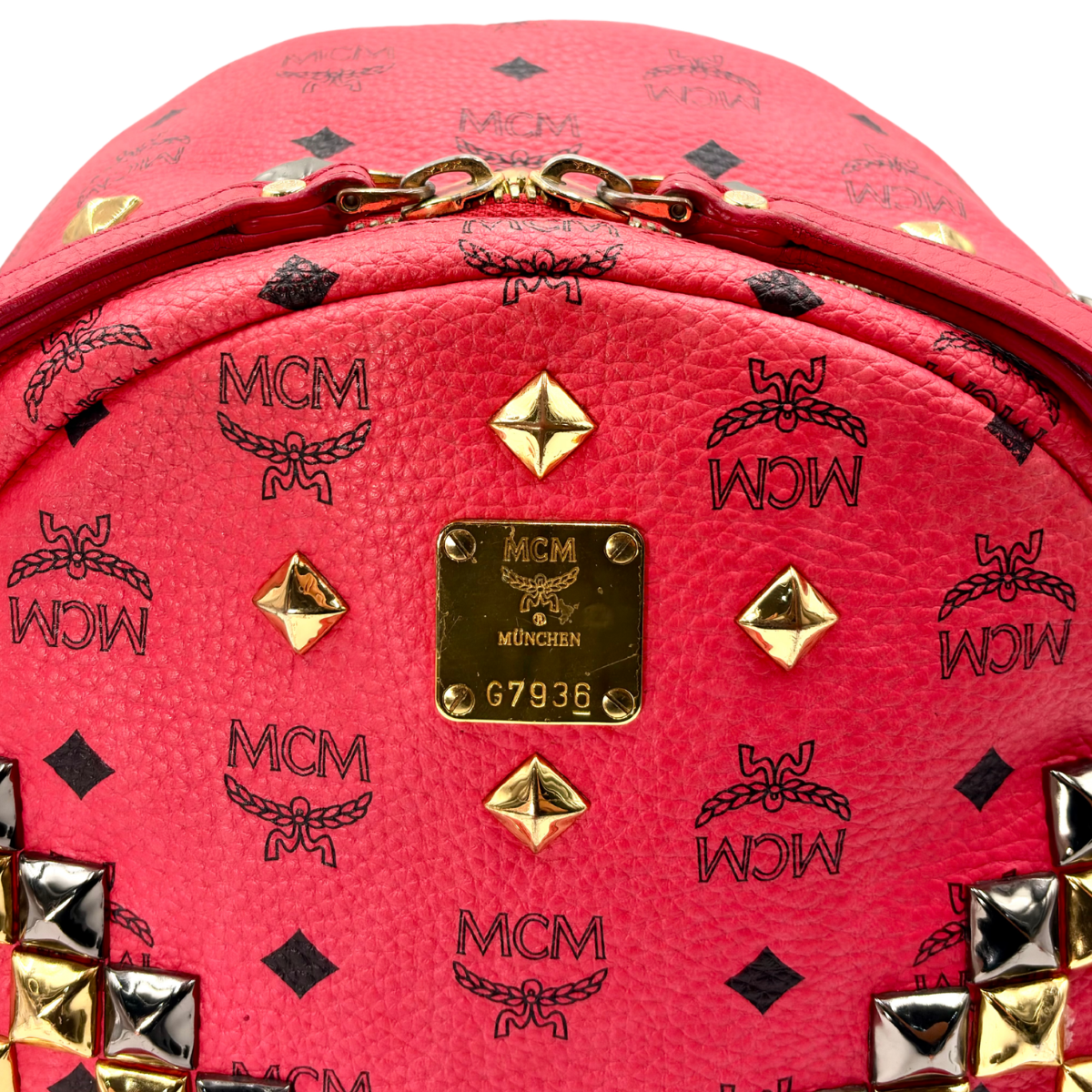 Mochila MCM Stark Rosa