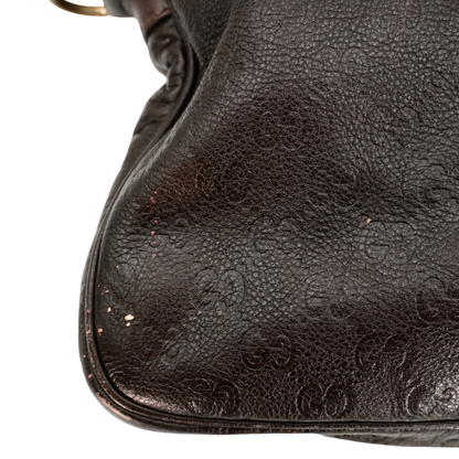 Bolsa Briefcase Gucci Leather