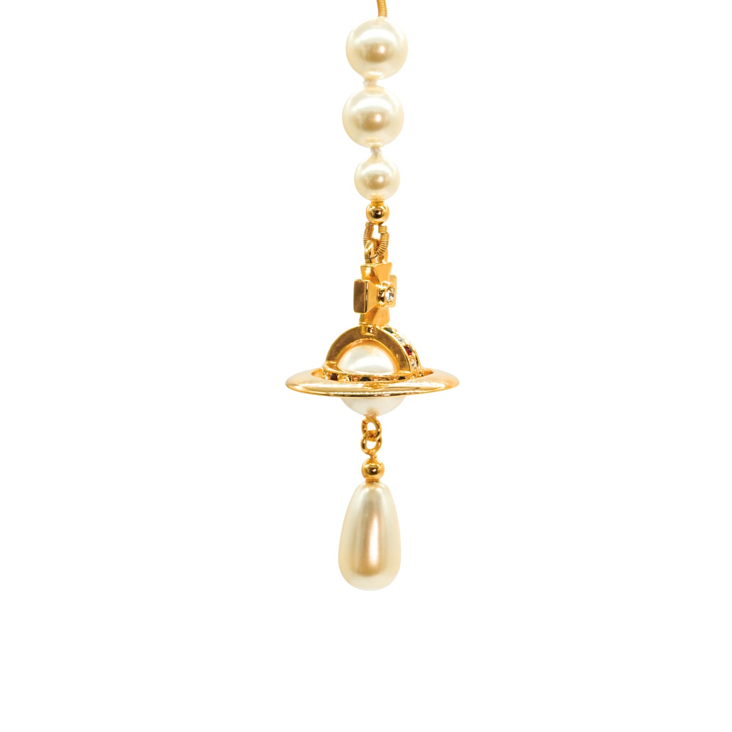 Aretes Vivienne Westwood Orb Drop Pearl