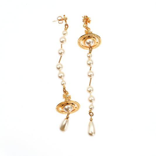 Aretes Vivienne Westwood Orb Drop Pearl