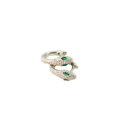 Aretes AMP Monaco Serpent Hoop Apm Monaco Plateado