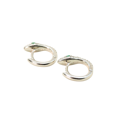 Aretes AMP Monaco Serpent Hoop Apm Monaco Plateado