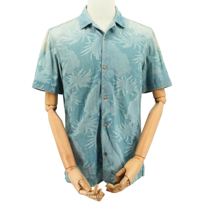 Camisa All Saints Meady Indigo Short Sleeve