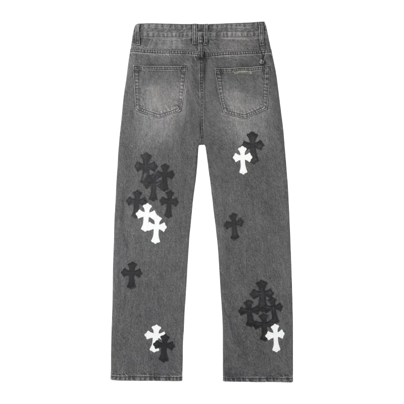 Jeans Chrome Hearts Black