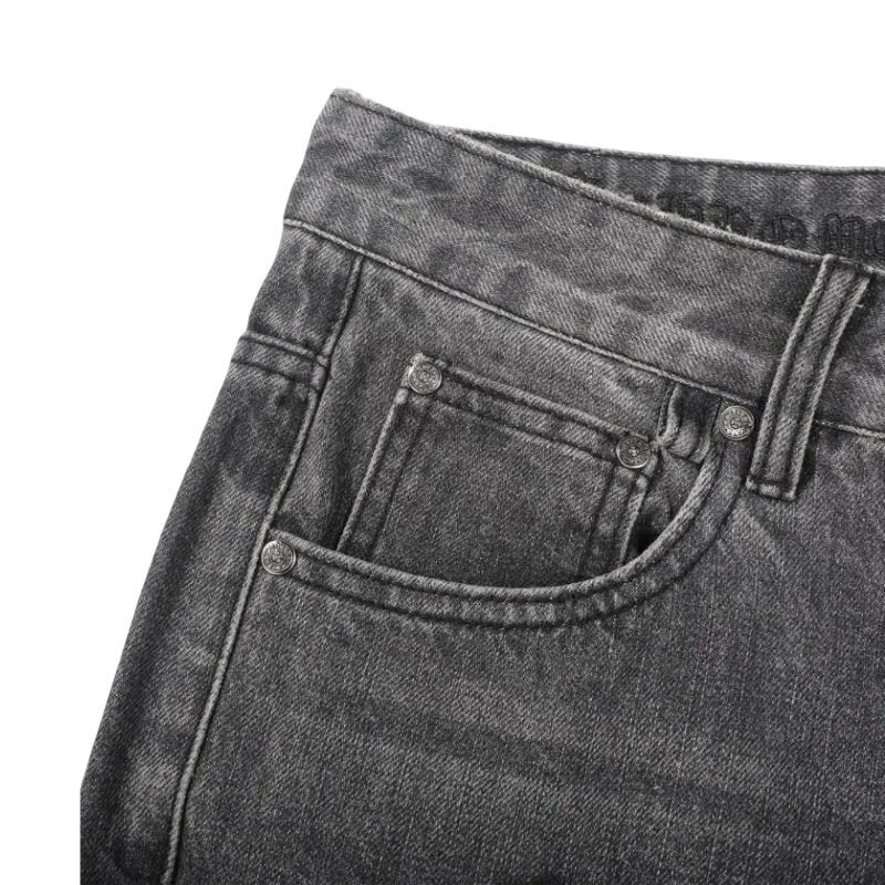 Jeans Chrome Hearts Black