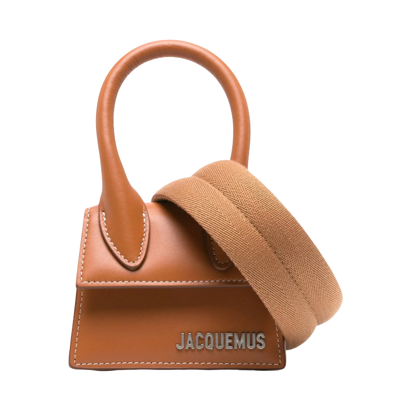 Bolsa Jacquemus Le Homme Mini Naranja Lisa Negro