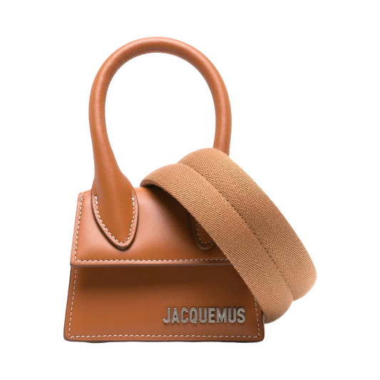 Bolsa Jacquemus Le Homme Mini Naranja Lisa Negro
