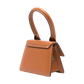 Bolsa Jacquemus Le Homme Mini Naranja Lisa Negro