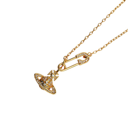Collar Vivienne Westwood Lucrece Pendant Clip Gold