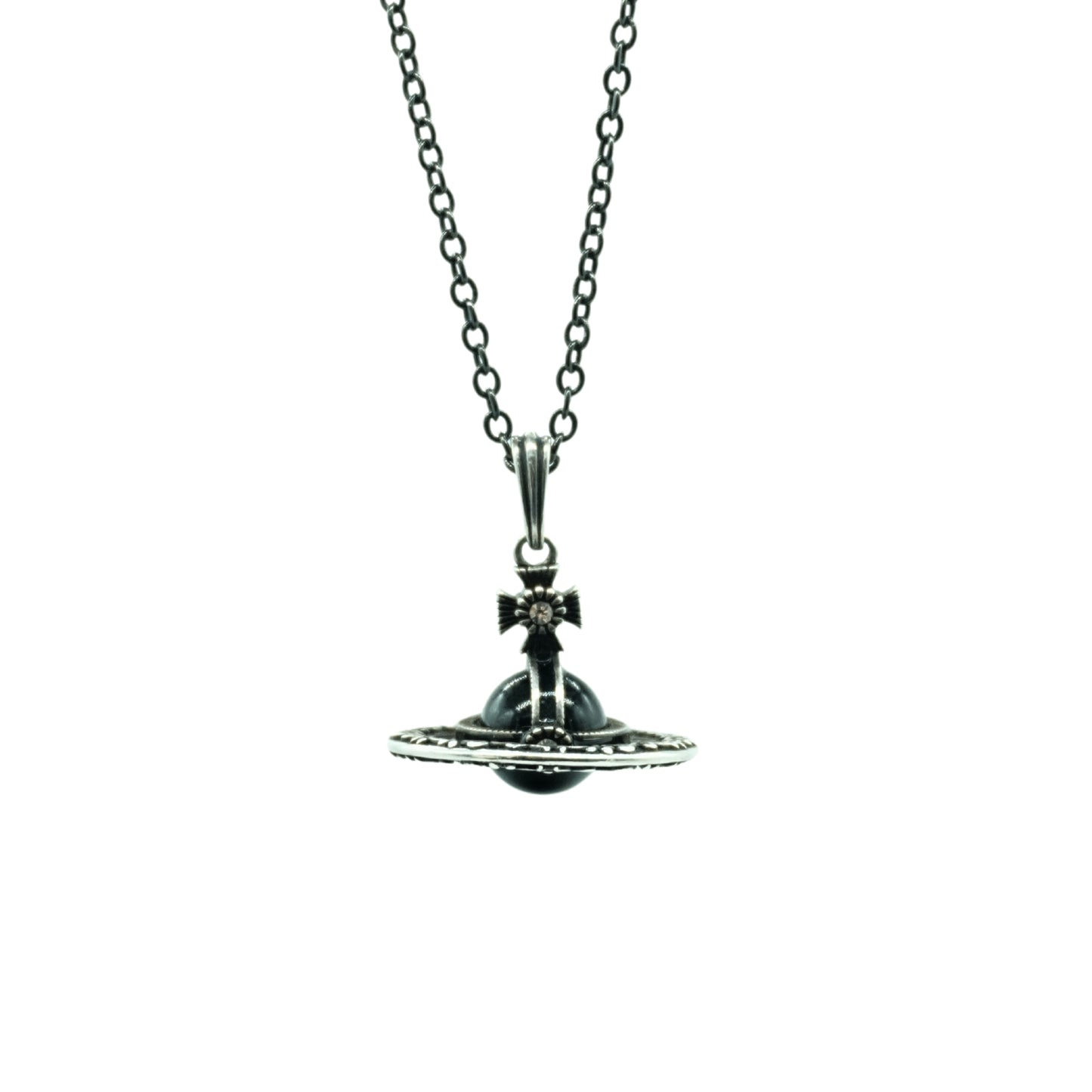 Collar Vivienne Westwood Saturno Negro