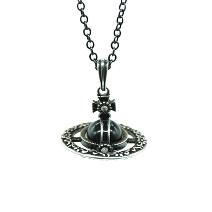 Collar Vivienne Westwood Saturno Negro