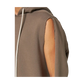 Hoodie Rick Owens Drkshdw Cape Sleeve Pull Over Brown SS25