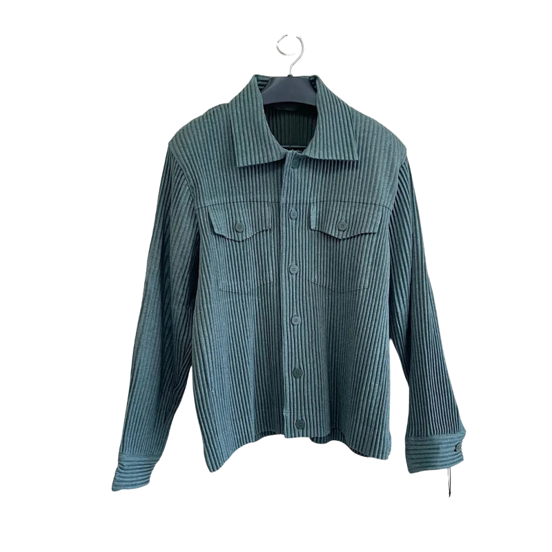 Camisa Issey Miyake Homme Plisse Verde