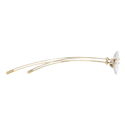 Gentle Monster Lentes Oftálmicos Rimless Dorados